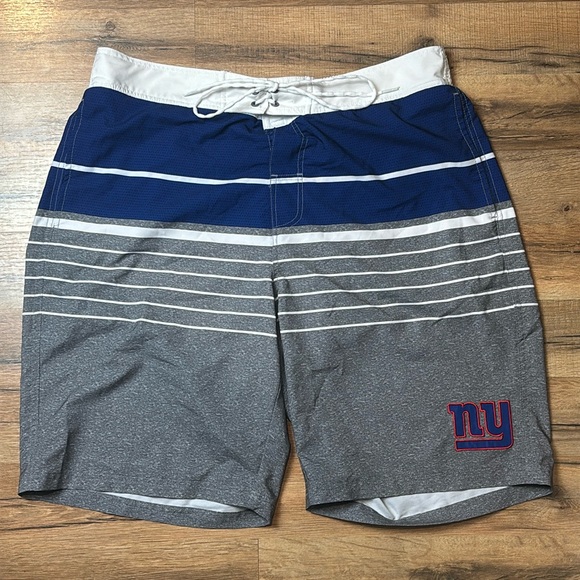 Nfl Team Apparel NY Giants Swim Shorts‎ XXL - Picture 1 of 8